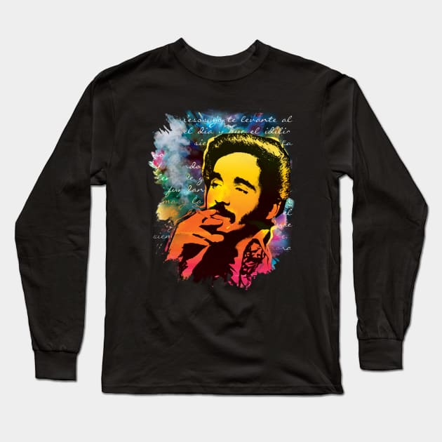 Willie Colón Shirt Long Sleeve T-Shirt by TheLaundryLady